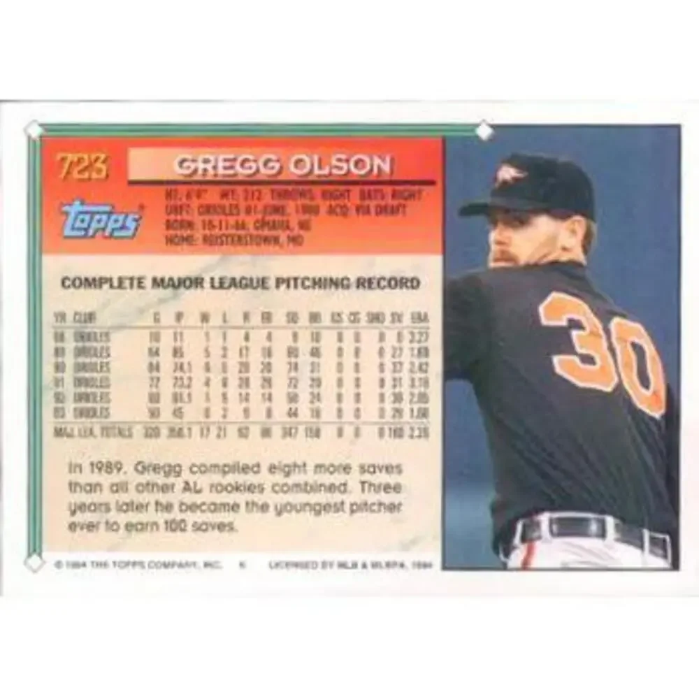 Topps 1994 gregg